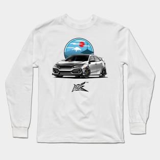 honda civic typeR fk white Long Sleeve T-Shirt